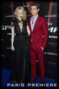The Amazing Spiderman Paris premiere Emma Stone Andrew Garfield